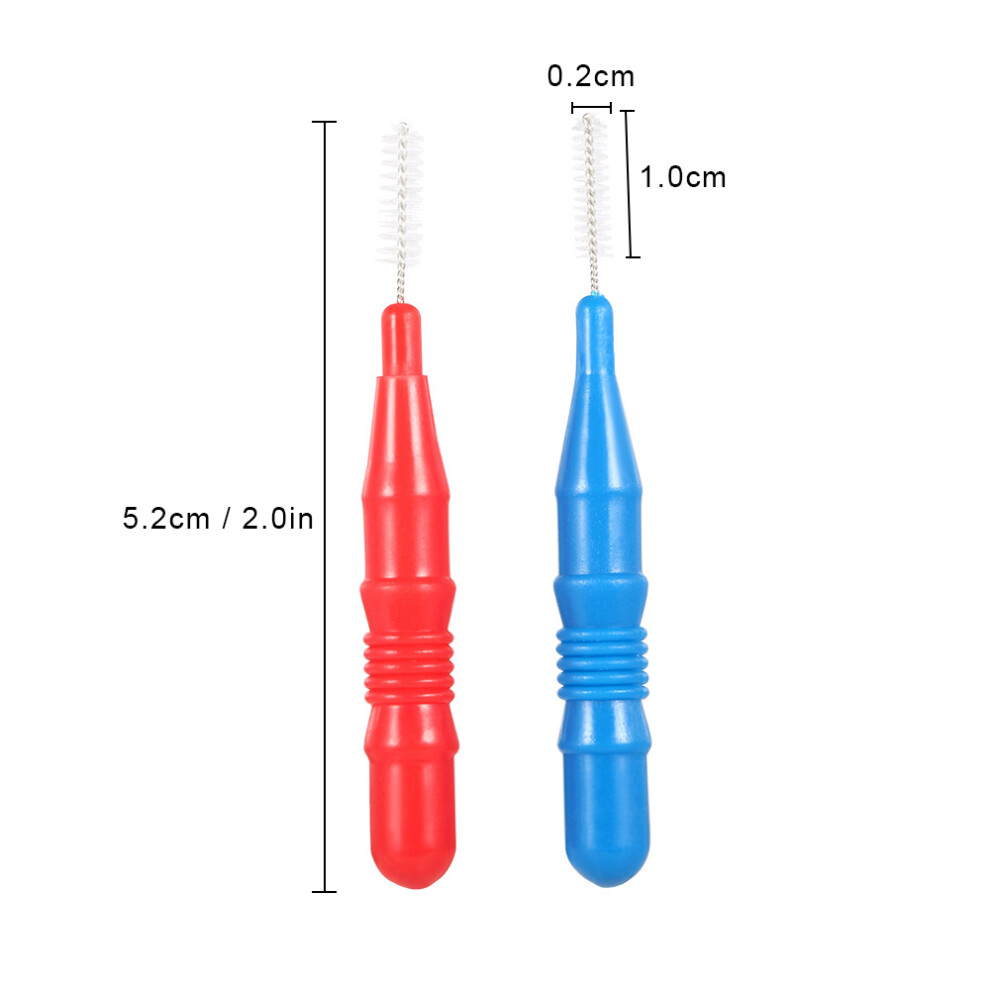 50pcs Interdental Brush Floss Head Tooth Pick Tool