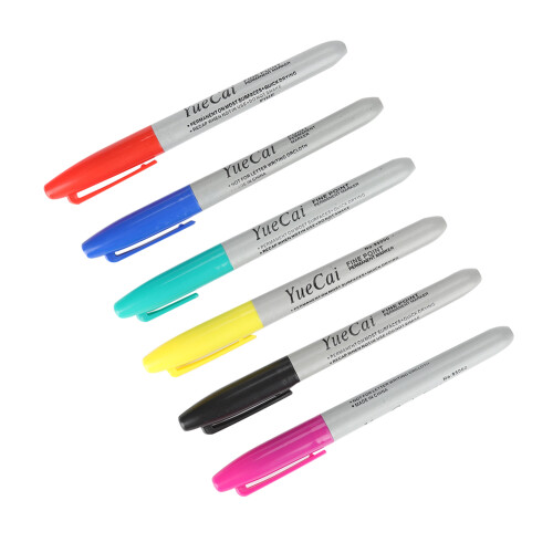 6Pcs Tattoo Skin Marker Set Permanent Makeup Tool