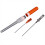 5x Body Tattoo Needles 14G Sterile Disposable 4