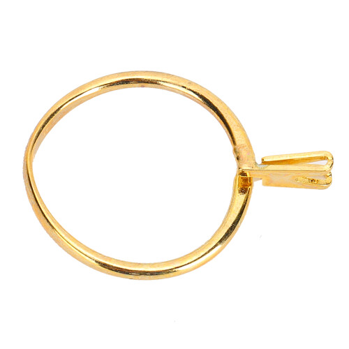 (Yellow(Short)) Diamonds Holder Gemstones Spring Prong Claw Ring Yellow