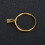 (Yellow(Short)) Diamonds Holder Gemstones Spring Prong Claw Ring Yellow 4