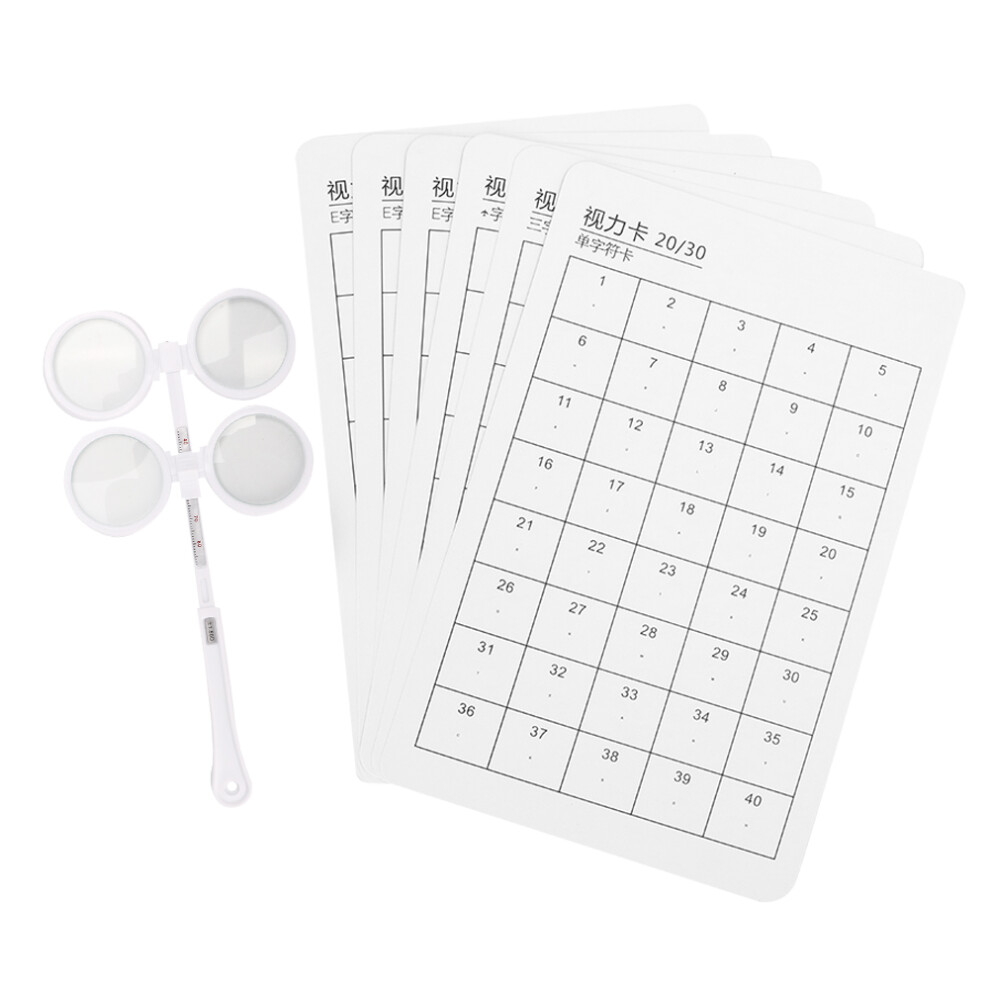 (Â±150 Degree) Optical Flipper Adjustable 6Pcs Plastic With Visual Card 150 Degree 448787380432
