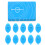 10 Set Anti Blue Light Test Detection Card Blue Light Generator 1