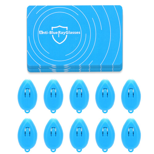 10 Set Anti Blue Light Test Detection Card Blue Light Generator