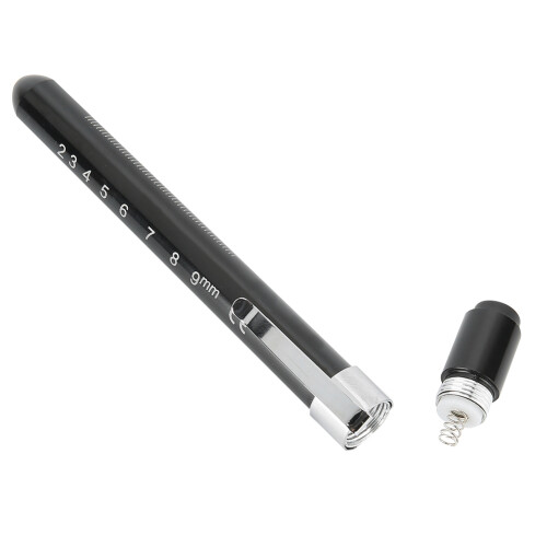 Portable Pupil Gauge Pen Light Torch Flashlight Glasses Tool 2