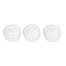 3Pcs Plastic Watch Movement Cleaning Repair Oil Washing Jar
