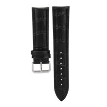 (Black) Unisex Adjustable Watch Strap 22mm Black