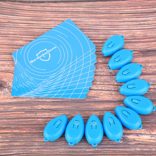 10 Set Anti Blue Light Test Detection Card Blue Light Generator 2