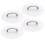 (White Patch) 4pcs Inflatable Boat Kayak DRing Pad Patch White 3