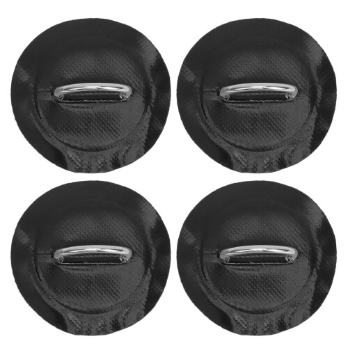 (Black Patch) 4pcs Inflatable Boat Kayak DRing Pad Patch White 1