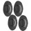 (Black Patch) 4pcs Inflatable Boat Kayak DRing Pad Patch White 5