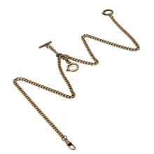 44cm Retro Vintage Metal Pocket Watch Chain Bronze