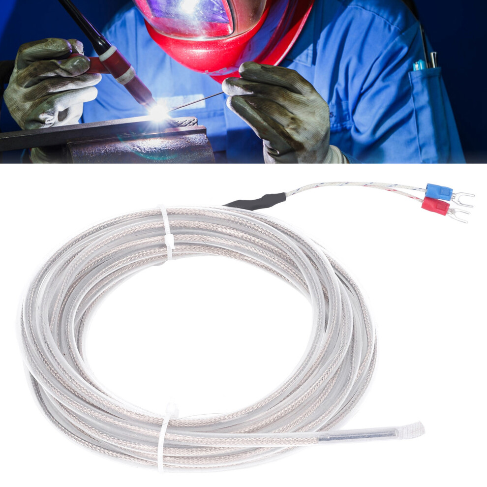Industrial Waterproof Thermocouple Probe 5M / 16.4Ft Corrosion Resistant Sensor 4161357174038