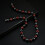 Two-Piece Suit Black Gallstone Necklace 4