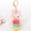 Macaron Cake Shape Bag Pendant Gift (Purple) 4