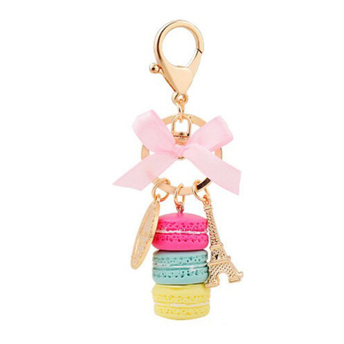 Personalized Macaron Cake Bag Pendant 5162 Green 2