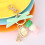 Personalized Macaron Cake Bag Pendant 5162 Green 2