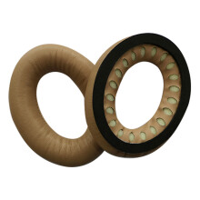 1 Pair Sheepskin Headphone Replacement Ear Pads with Cushion Pads for BOSE QC35 Khaki