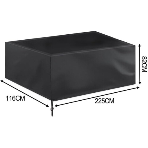 Protective Billiard Table Cover With Adjustable Drawstring 225 x 116 x 82 cm Fits Various Table Types 2