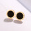 Women Circular Ear Stud Earrings Jewelry 4