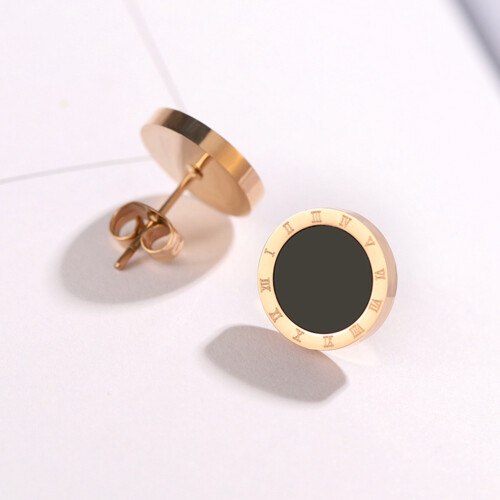 Women Circular Ear Stud Earrings Jewelry 2