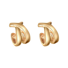 Stud Vintage Style Golden Earrings Women Girl Accessory