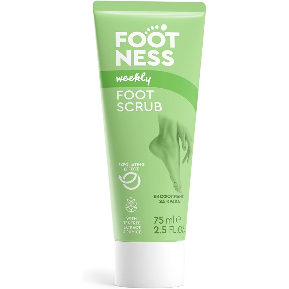 Footness Foot Scrub | Gentle Exfoliation, Hydrating Formula | Pumice Particles - 75ml