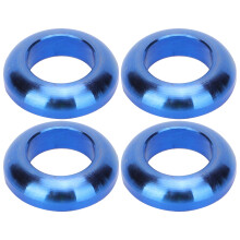 4Pcs Mountain Bike Titanium Screw Bolts M6 Blue