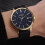 Men Starry Sky Quartz Watch PU Leather Strap 3