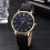 Men Starry Sky Quartz Watch PU Leather Strap 2
