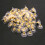 Alloy Soft Clear Earrings Safety Backs Stoppers (Gold) 4