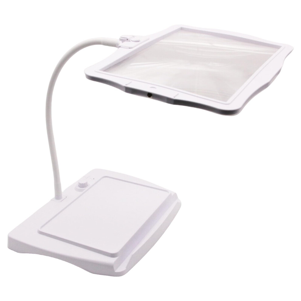 Magnifier 48 LED Light USB Chargeable Flexible Screen Magnifier For Reading And Detailed Work Senior Magnifier