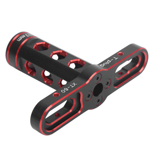 (Red) 17mm RC Hex Nut Socket T Sleeve Tool Aluminum Alloy 1