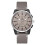 Men Quartz Analog PU Leather Strap Watch Gray 1