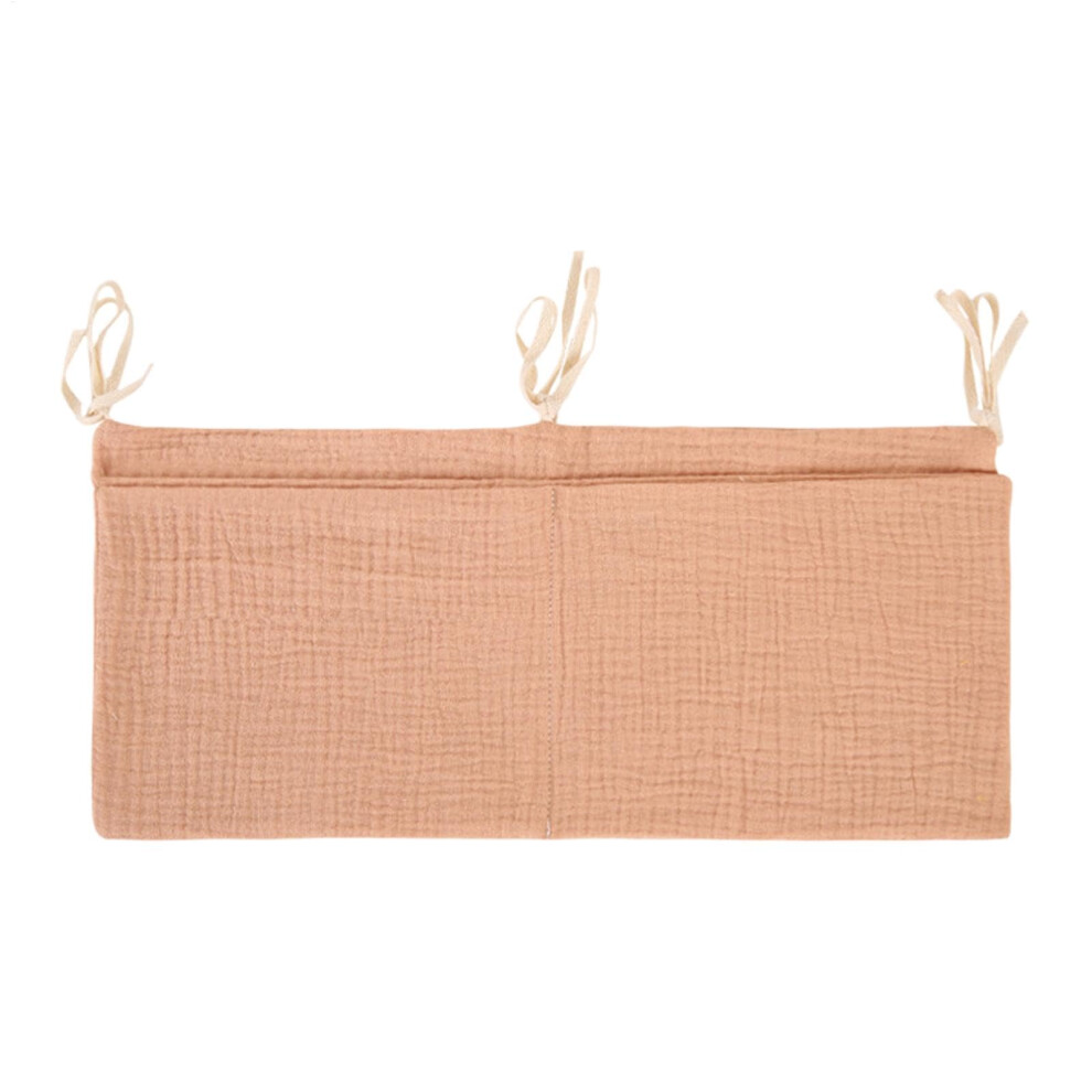 Crib Pocket Organiser Multifunctional Nappy Storage Bag Large Opening Hangable Nappy Organiser For Pram Home Travel