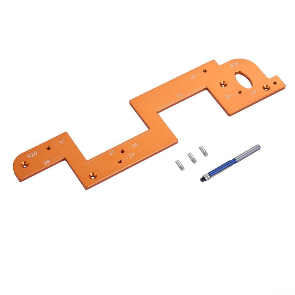 Aluminum Handle Template Slim Profile For Precise Furniture Assembly, Cabinet Handle Jig 9067246448844