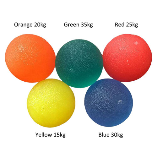 5 Pcs Hand Grip Balls TPR Strength Trainer Stress Relief 2