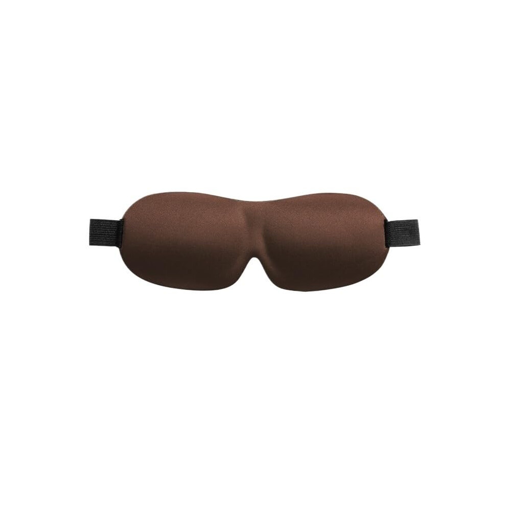 Eye Sleeping Masks Unisex Comfortable Blackout Travel Eye Mask Lightweight Breathable Noseless Coffee