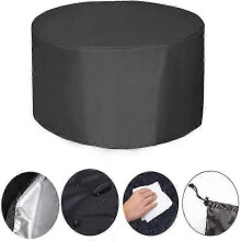 (120x75cm, black) Outdoor Garden Furniture Round Cover,Table Chair Waterproof Cover,Patio Rain Snow Dustproof Cover