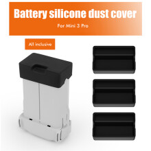 3 Stück Silikon-Batterieanschluss-Dichtungen für Mini 3 Pro Drohne, schwarz, 16x46x28mm