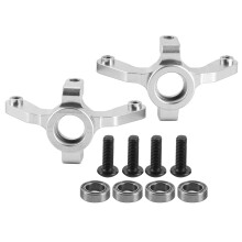 (Silver) Aluminum Steering Hub Knuckle Arm for REDCAT XTE 1/10 Silver