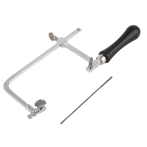 Adjustable Sawbow Ushape Hacksaw 12pcs Spiral Blades