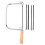 Adjustable U-shaped Loaf Cutter Saw Wood Handle 5 Strings 1