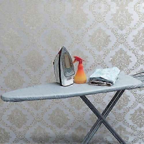 (140*50cm) Polyester ironing board cover High temperature resistant double layer ironing board cover Gray 2