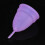 2 Pezzi Coppa Mestruale in Silicone Viola 3