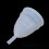 2 Pezzi Coppa Mestruale in Silicone Bianca 3