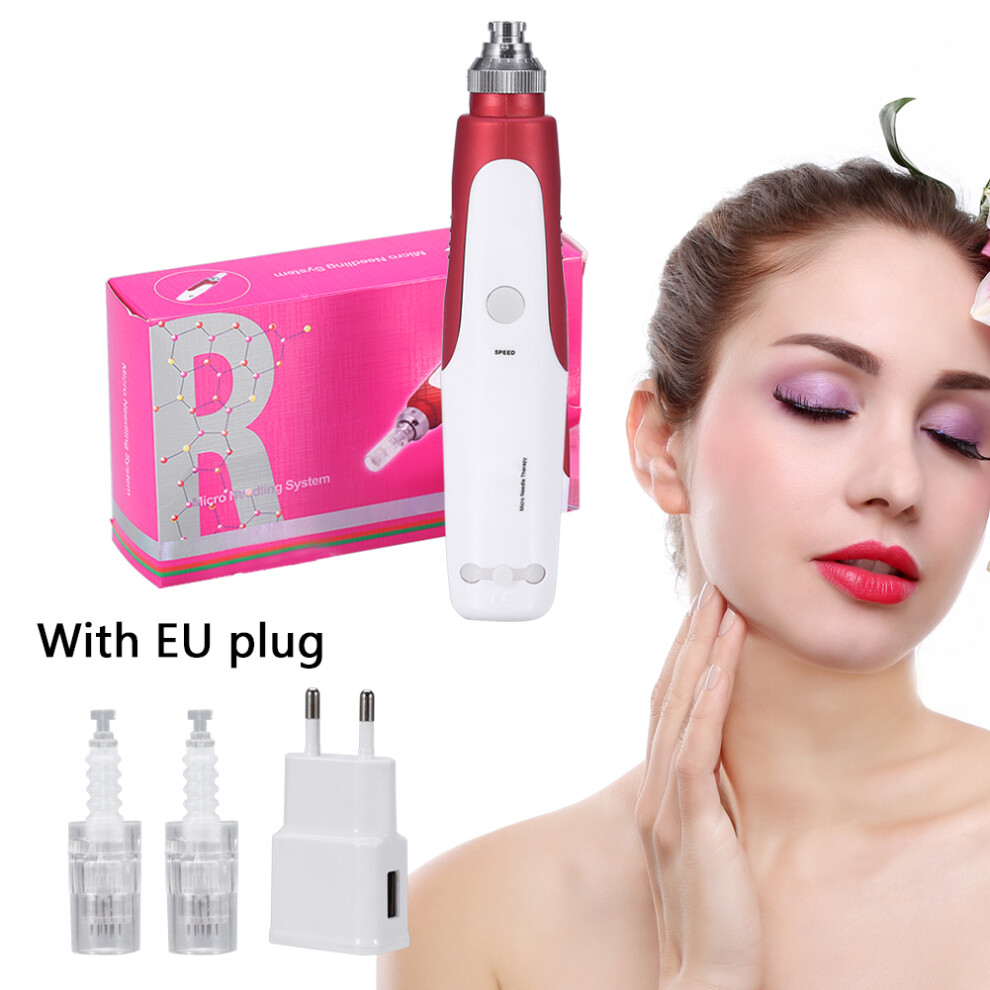 Electric Micro Needle Pen Anti Aging 2 Pcs 12-pin Needles
