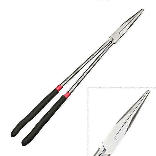 (Sharp mouth) 16In Extra-Long Pliers Hand Tool Long Nose Multi-purpose Straight/Curved Plier