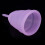 Tazza Mestruale Silicone Riutilizzabile Viola S 3
