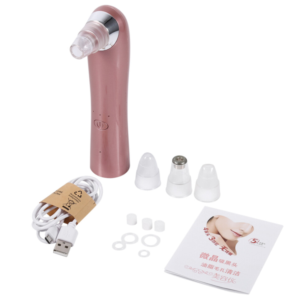 Gold Facial Acne Blackhead Remover Vacuum Pore Cleanser Rose